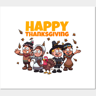 Happy Thanksgiving Posters and Art